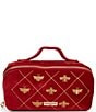 Elizabeth Scarlett Bee Trellis Velvet Open Flat Makeup Bag - Image 2