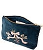 Elizabeth Scarlett Berries & Bows Velvet Mini Pouch - Image 2