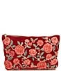 Elizabeth Scarlett Camellia Romance Velvet Everyday Pouch - Image 1