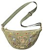 Elizabeth Scarlett Earth Goddess Velvet Crossbody Sling Bag - Image 1