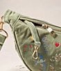 Elizabeth Scarlett Earth Goddess Velvet Crossbody Sling Bag - Image 5