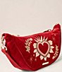 Elizabeth Scarlett Enchanted Heart Velvet Crossbody Sling Bag - Image 2