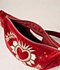 Elizabeth Scarlett Enchanted Heart Velvet Crossbody Sling Bag - Image 4