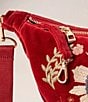 Elizabeth Scarlett Enchanted Heart Velvet Crossbody Sling Bag - Image 5