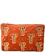 Elizabeth Scarlett Gold Elephant Velvet Everyday Pouch - Image 1