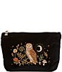 Elizabeth Scarlett Mystical Owl Velvet Mini Pouch - Image 1