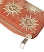 Elizabeth Scarlett Sun Goddess Rust Velvet Coin Purse - Image 4