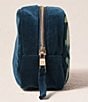 Elizabeth Scarlett Turtle Conservation Marine Navy Velvet Makeup Bag, Color:Navy - Image 4