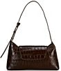 Elleme Paris Envelope Crocodile Embossed Leather Shoulder Bag - Image 1
