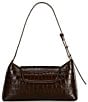 Elleme Paris Envelope Crocodile Embossed Leather Shoulder Bag - Image 2