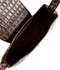 Elleme Paris Envelope Crocodile Embossed Leather Shoulder Bag - Image 3