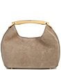 Elleme Paris Small Suede Boomerang Satchel Bag - Image 2