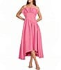 ELLIATT Laurel Ruffled Strapless Maxi Dress - Image 4