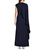 ELLIATT Leonara Asymmetric Cape Dress - Image 2