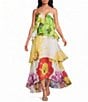ELLIATT Lilia Tiered Floral Gown - Image 1