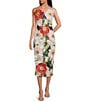 ELLIATT Solara Floral Strapless Midi Dress - Image 1