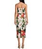 ELLIATT Solara Floral Strapless Midi Dress - Image 2