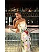 ELLIATT Solara Floral Strapless Midi Dress - Image 4