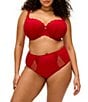 Elomi Brianna Padded Half Cup Scallop Lace Overlay Push-Up Bra - Image 3