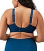 Elomi Cate Full-Busted Contour U-Back Underwire Bra, Color:Poseidon - Image 2