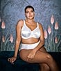 Elomi Cate Full-Busted Contour U-Back Underwire Bra, Color:White - Image 3