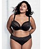 Color:Black - Image 4 - Cate Full-Busted Contour U-Back Underwire Bra