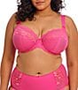 Elomi Charley Plunging Convertible Underwire Bra, Color:Pink - Image 1