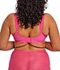 Elomi Charley Plunging Convertible Underwire Bra, Color:Pink - Image 3
