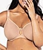 Color:Fawn - Image 1 - Charley Full-Busted Contour U-Back Underwire Spacer T-Shirt Bra