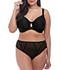 Color:Black - Image 3 - Charley Full-Busted Contour U-Back Underwire Spacer T-Shirt Bra