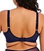 Color:Siren Song - Image 2 - Plus Matilda Embroidered Sheer Plunging Convertible U-Back to Racerback Contour Wire Full-Busted Bra