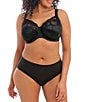 Elomi Morgan Underwire Stretch Lace Adjustable Bra, Color:Black - Image 3