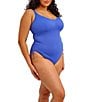 Elomi Plain Sailing Scoop Neck Adjustable Tie Side Tank One Piece Swimsuit - Image 3