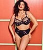 Color:Black Dot - Image 4 - Plus Size Matilda Dotted Convertible U-Back to Racerback Full-Busted Bra