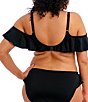 Elomi Plus Size Plain Sailing Off-The-Shoulder Underwire Bra Size Ruffle Swim Top - Image 2