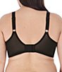 Color:Black - Image 2 - Smooth Non-Padded Full-Busted Molded U-Back Underwire T-Shirt Bra