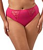 Elomi Zarla High-Leg Brief Panty, Color:Love Potion - Image 1