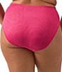 Elomi Zarla High-Leg Brief Panty, Color:Love Potion - Image 2