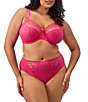 Elomi Zarla High-Leg Brief Panty, Color:Love Potion - Image 4