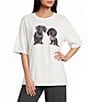 Emory Park Dog Graphic Short Sleeve Boxy Tee - Image 1