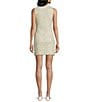 Emory Park Mesh Zebra Printed Mock Neck Mini Dress - Image 2