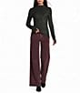 Emory Park Mock Neck Long Sleeve Asymmetrical Top - Image 3
