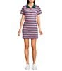 Emory Park Striped Collared Short Sleeve Rugby Mini Dress - Image 4