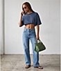 Emory Park Striped Crew Neck Short Sleeve Oversized Tee - Image 5