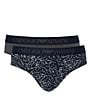 Emporio Armani Classic All Over Print Brief 2-Pack, Color:Pixel/Magmet - Image 5