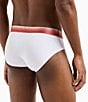 Emporio Armani Superfine Briefs, Color:White - Image 2