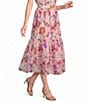 En Saison Celeste Floral Print Coordinating Maxi Skirt - Image 1