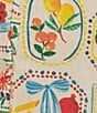 En Saison Nayeli Fruit Print Linen Blend V-Neck Sleeveless Button Front Midi Dress, Color:Linen Red Multi - Image 3
