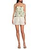 En Saison Oaklynn High Rise Inverted Pleat Denim Shorts, Color:White - Image 3