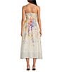 En Saison Taylorann Floral Print Sweetheart Neck Sleeveless Maxi Dress, Color:Ivory Violet - Image 2